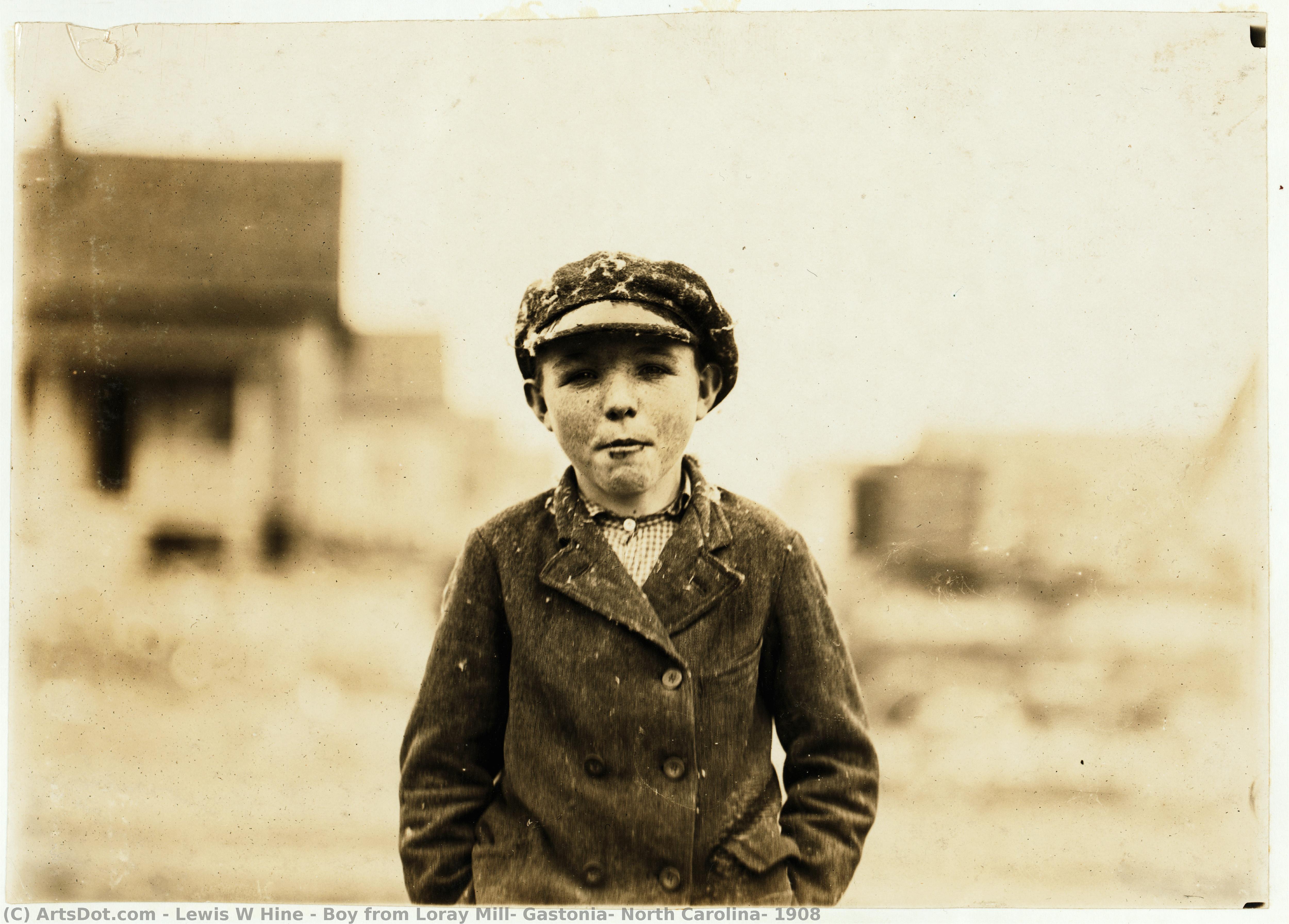 Boy From Loray Mill, Gastonia, North Carolina, 1908 — Lewis Wickes Hine