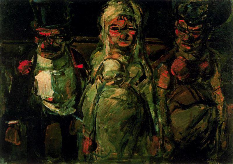 Dolls, Puppets Fire Hall And The ''bride'' — Georges Rouault
