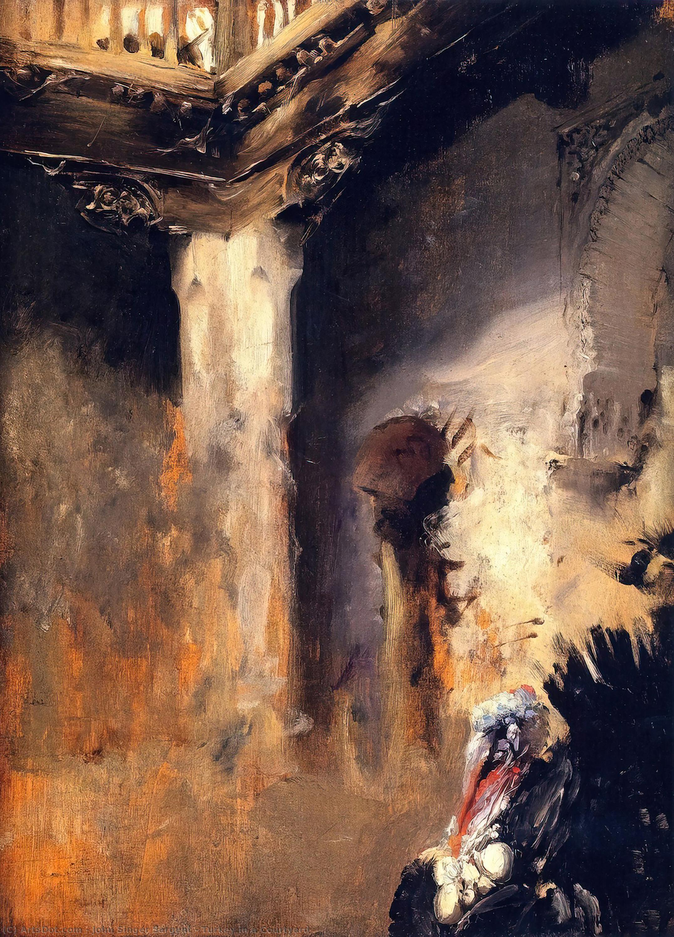 Turkey In A Courtyard — Джон Сингер Сергент