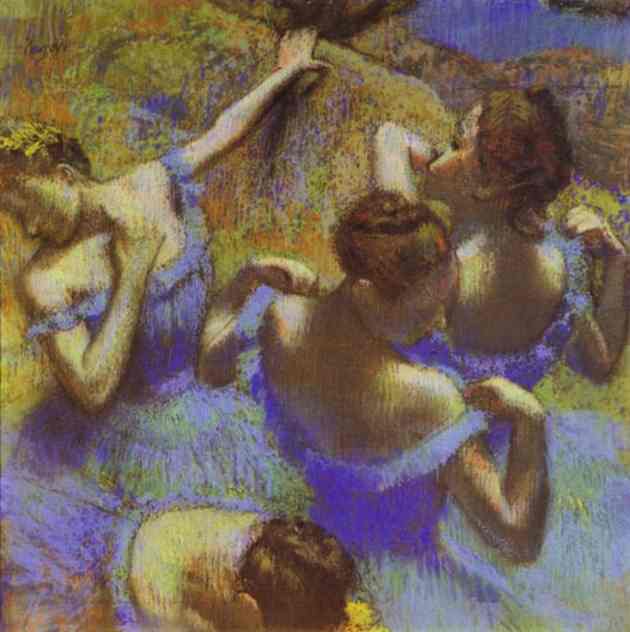 Die Blauen Tänzer — Hilaire-germain-edgar Degas