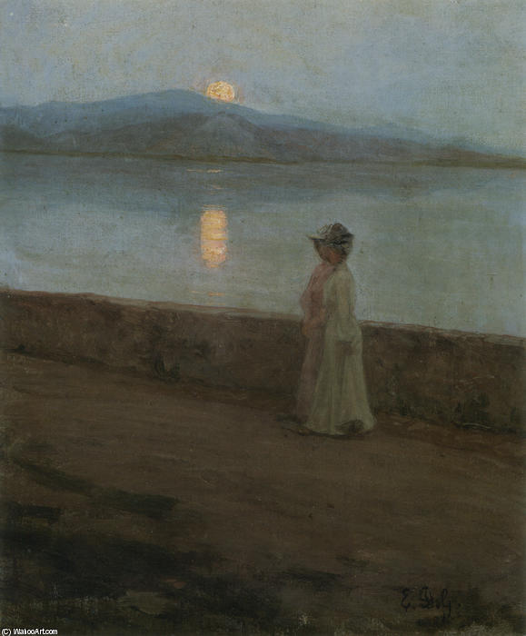 Moonlight On The Lake — Elin Kleopatra Danielson-gambogi