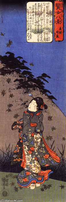 The Chaste Woman Of Katsushika — Utagawa Kuniyoshi