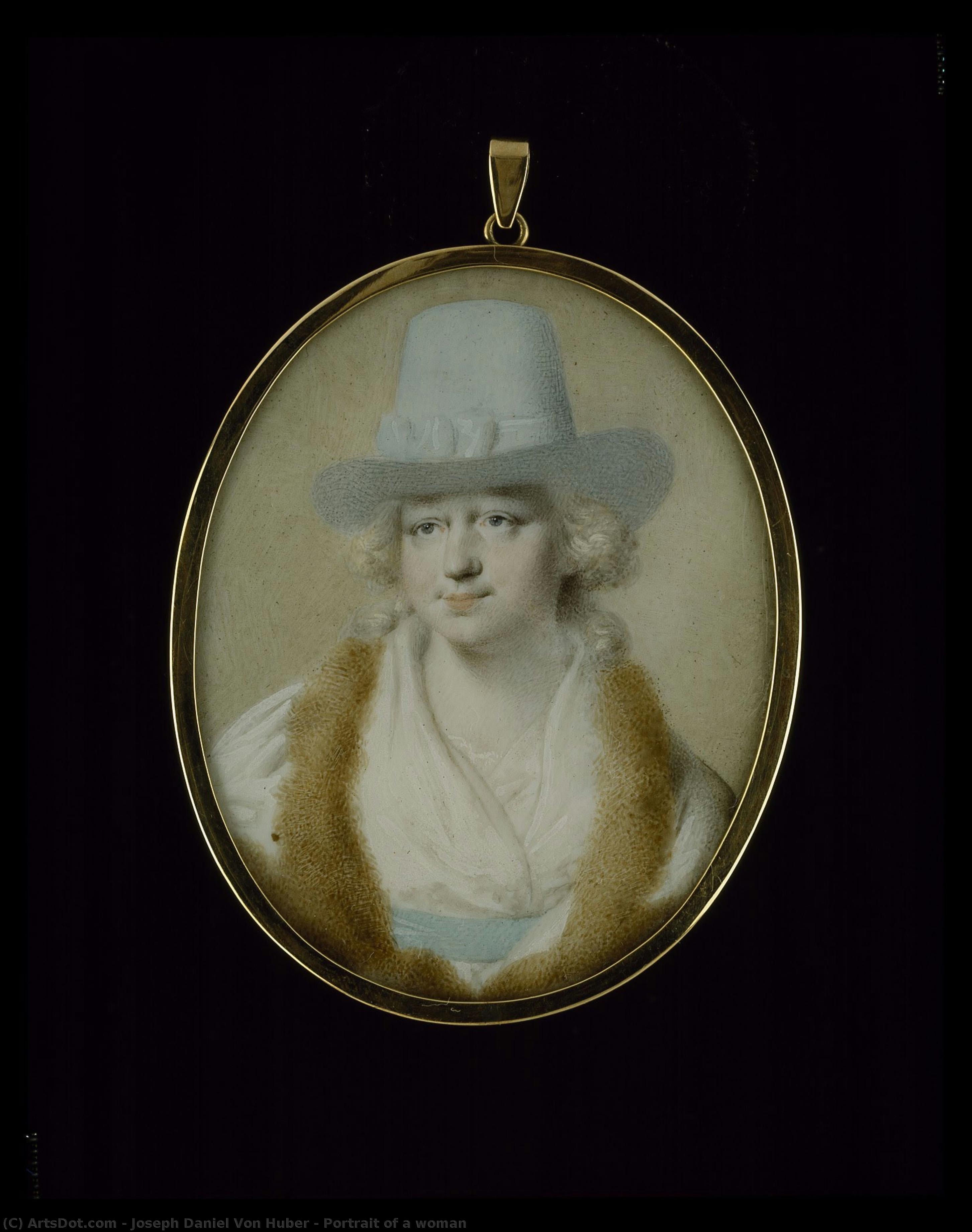 Portrait Of A Woman — Joseph Daniel Von Huber