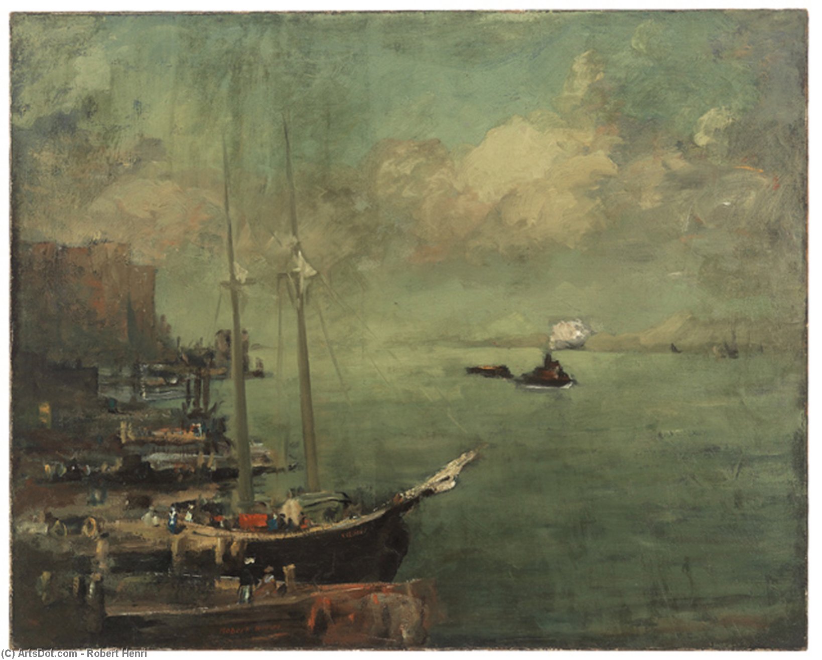 On The East River — Роберт Генри