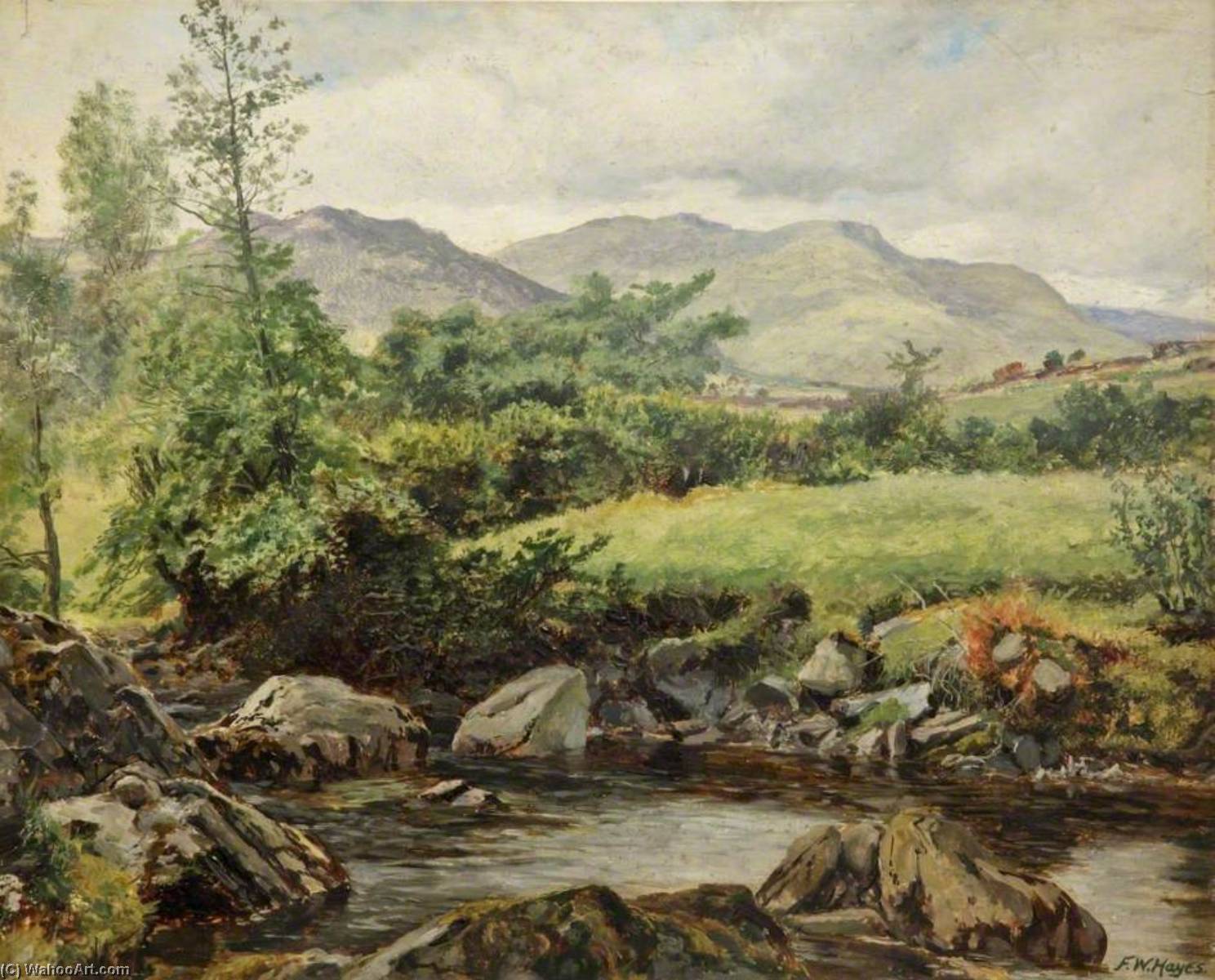 On The Colwyn, Beddgelert — Frederick William Hayes