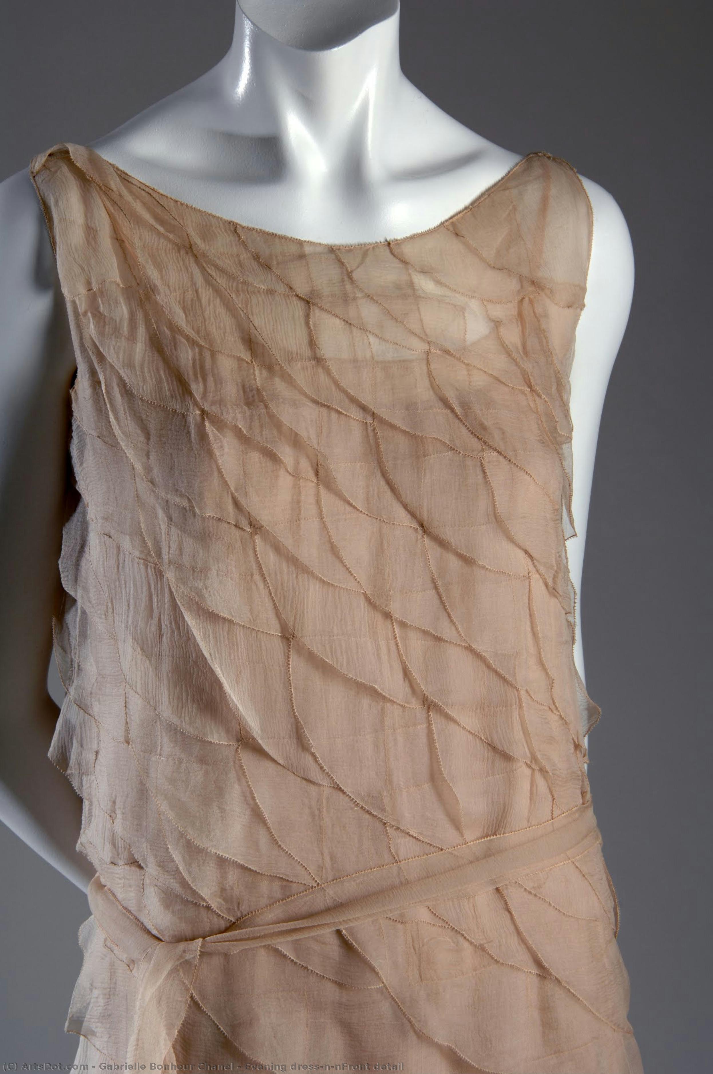Evening Dress\n\nfront Detail — Coco Chanel