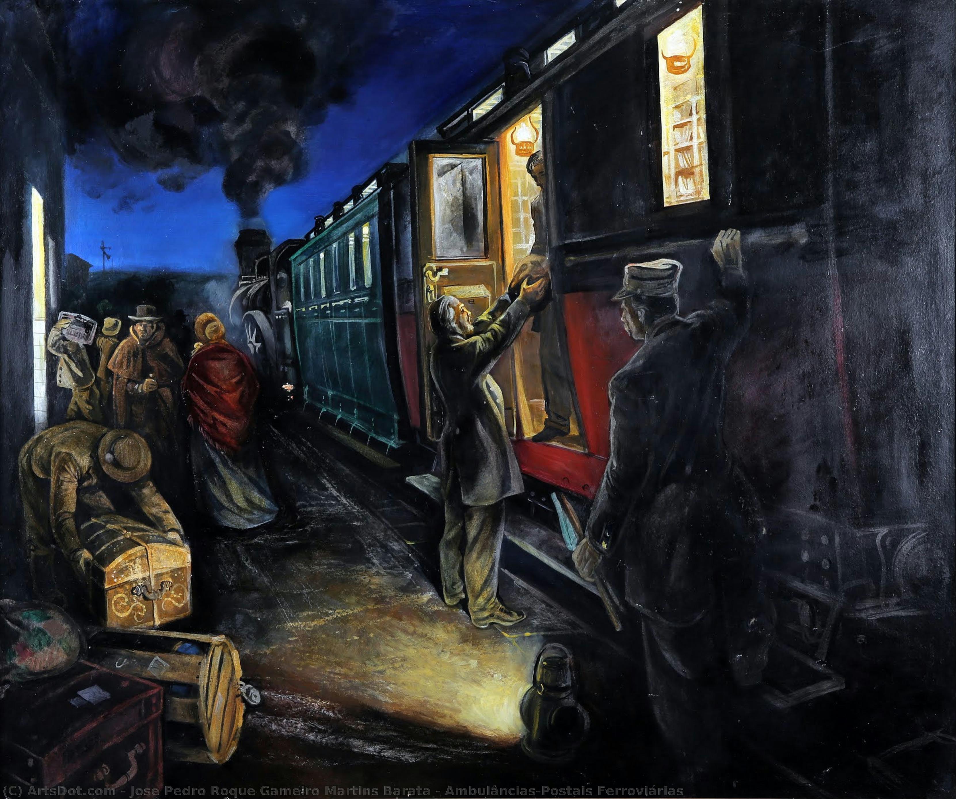 Ambulâncias-postais Ferroviárias — Jose Pedro Roque Gameiro Martins Barata