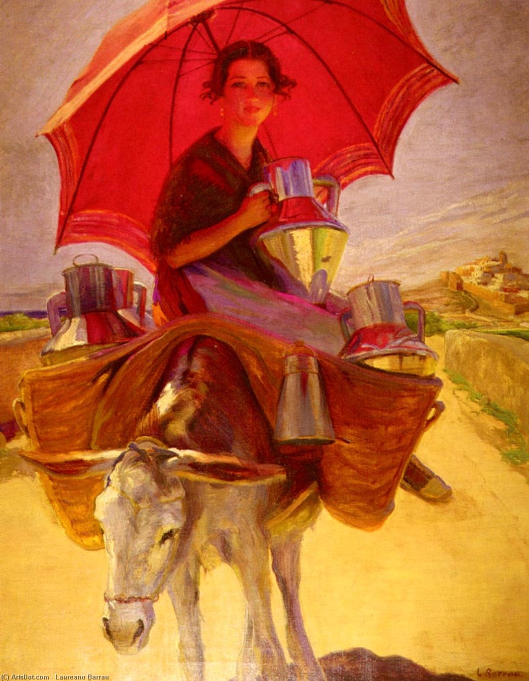 The Red Parasol — Laureano Barrau