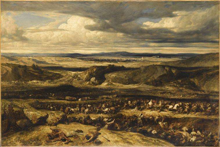 Marius Defait Les Cimbres Dans La Plaine Situee Entre Belsannettes Et La Grande Fugere (provence) , Dit La Defaite Des Cimbres — アレクサンドル・ガブリエル・デカンプス