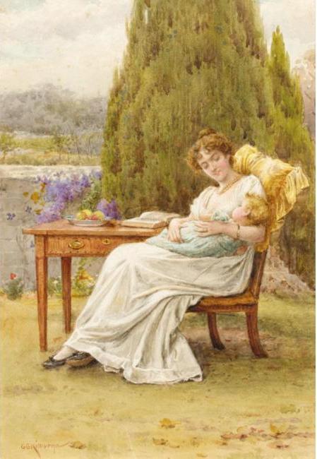 Mother And Child — George Goodwin Kilburne