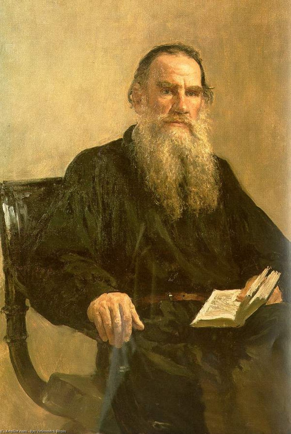 Portrait Of Leo Tolstoy — Ilya Yefimovich Repin