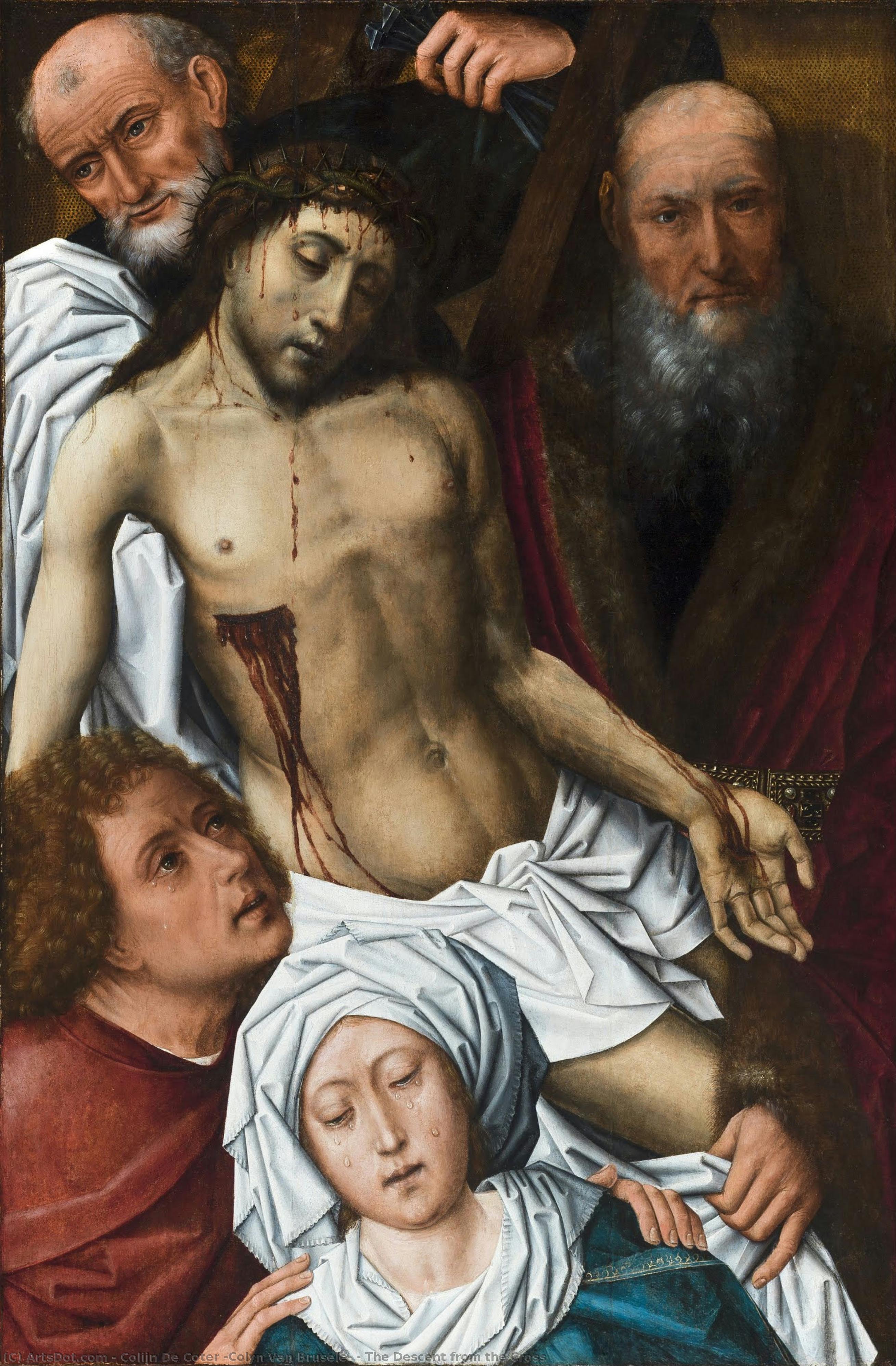 The Descent From The Cross — Colijn De Coter (colyn Van Brusele)