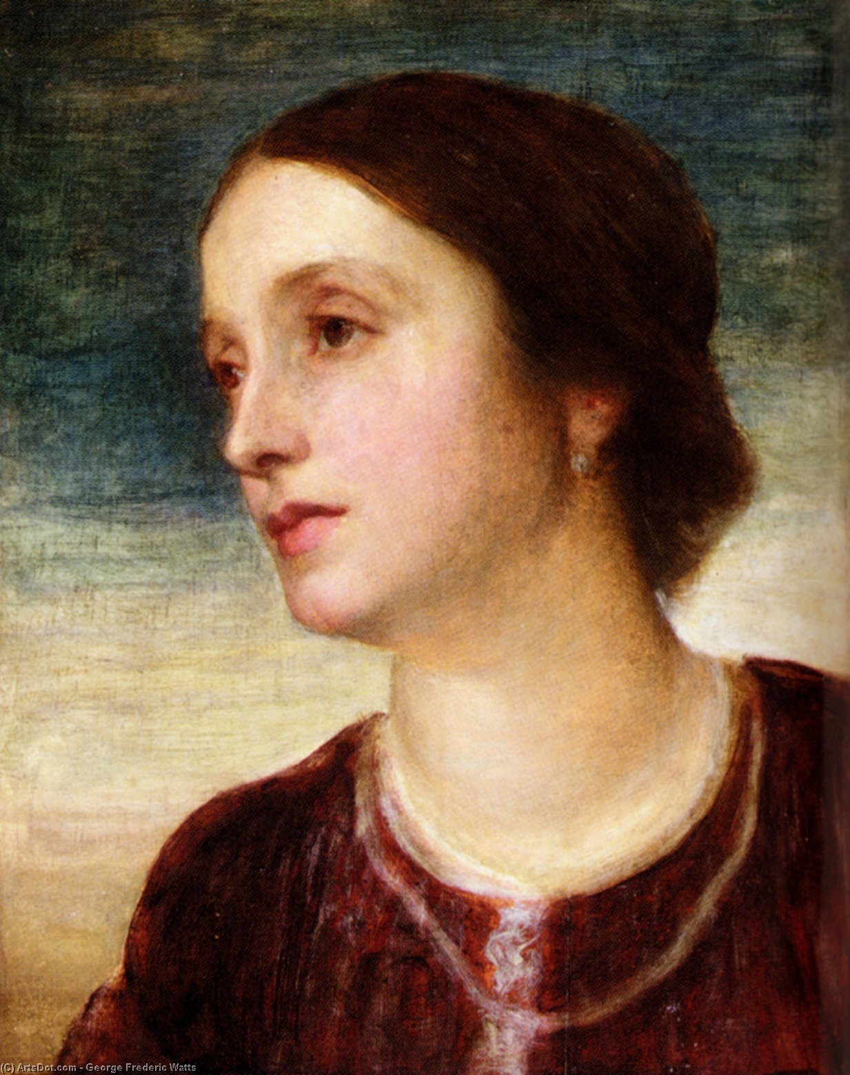 Portrait Of The Countess Somers — George Frederic Watts