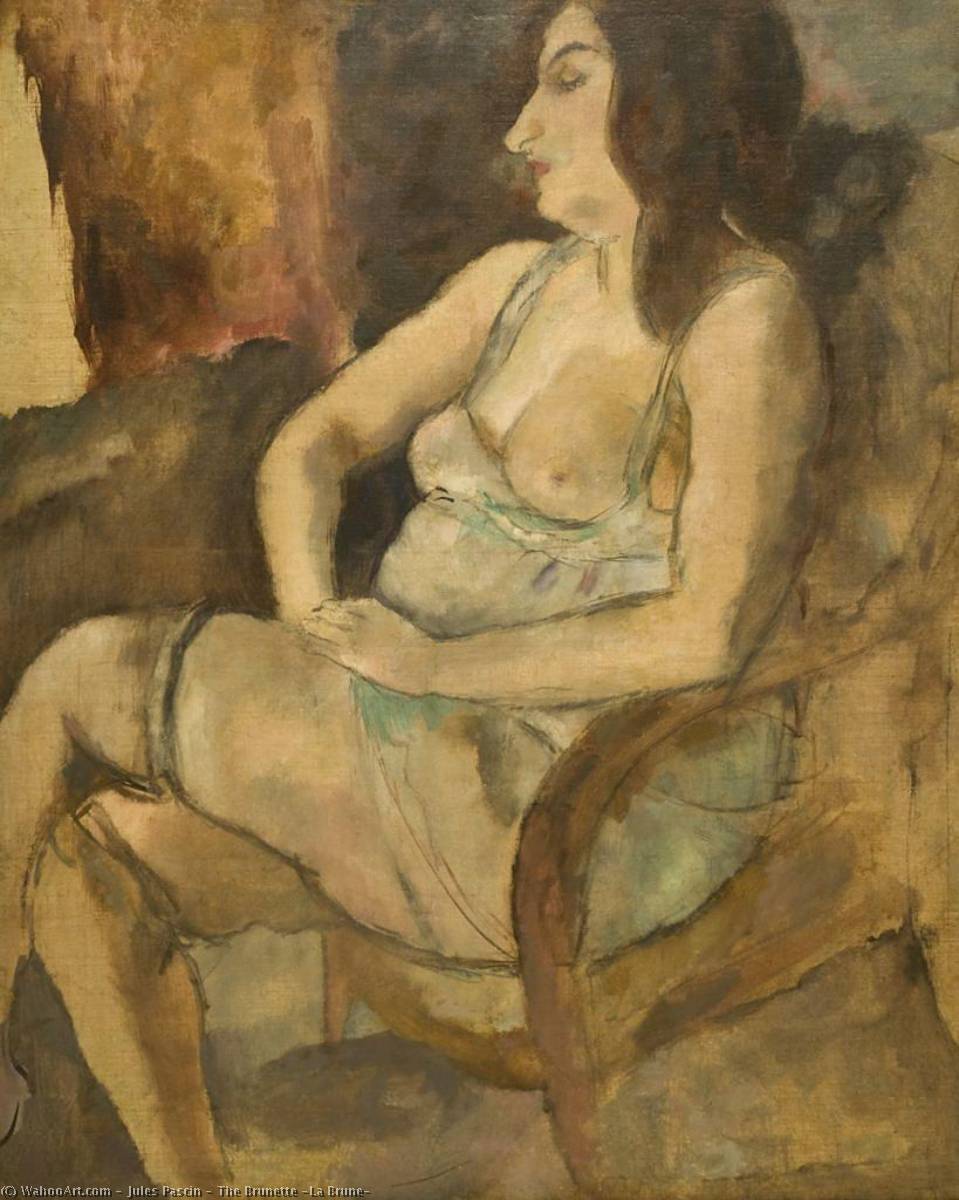 The Brunette (la Brune) — Julius Mordecai Pincas