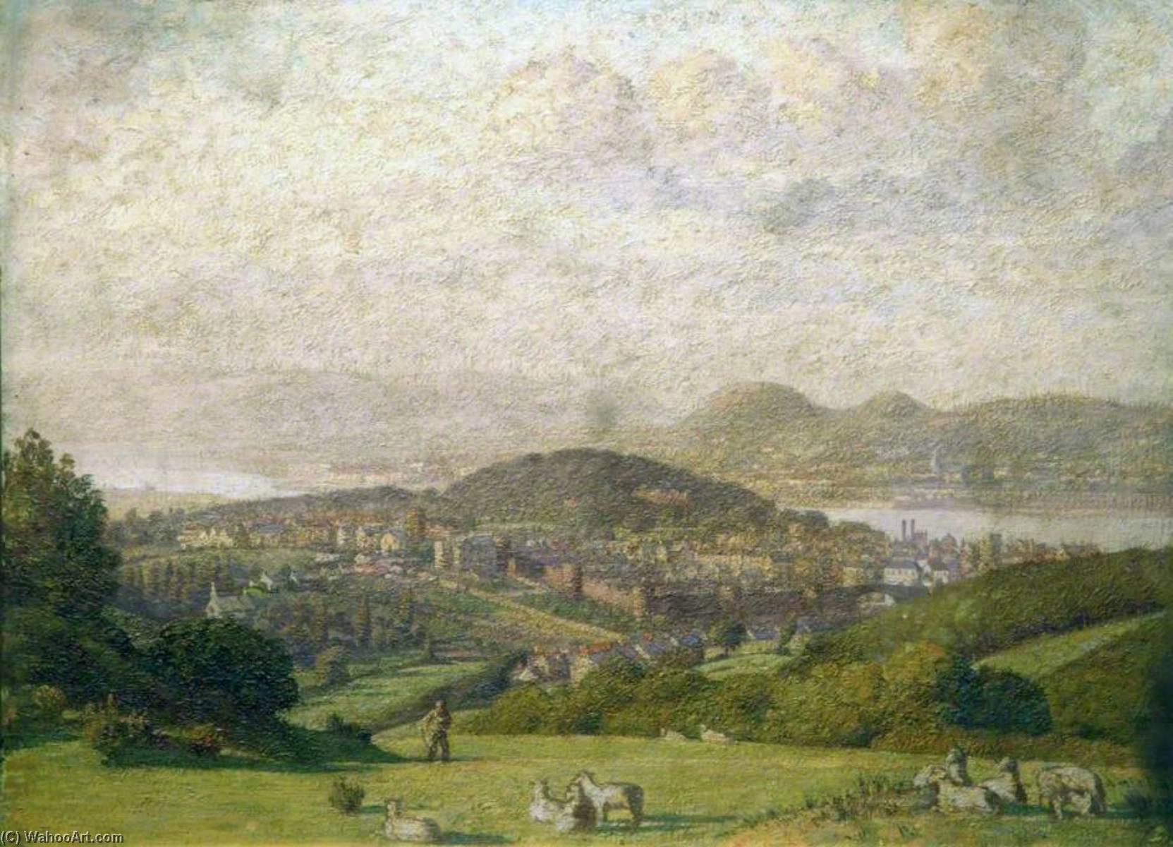 View Of Conway From Above Gyffin — Maxwell Gordon Lightfoot