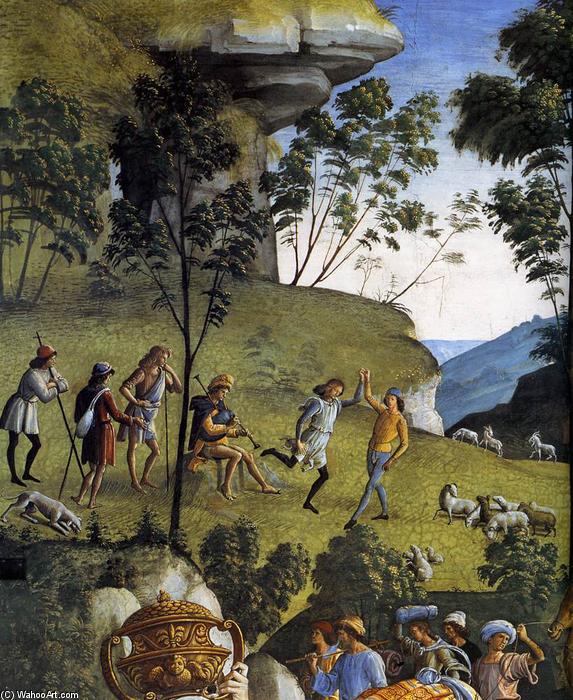 Moses's Journey Into Egypt And The Circumcision Of His Son Eliezer (detail) — Pietro Perugino