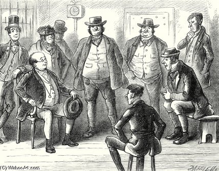 Mr. Pickwick Sitting For His Portrait — Hablot Knight Browne