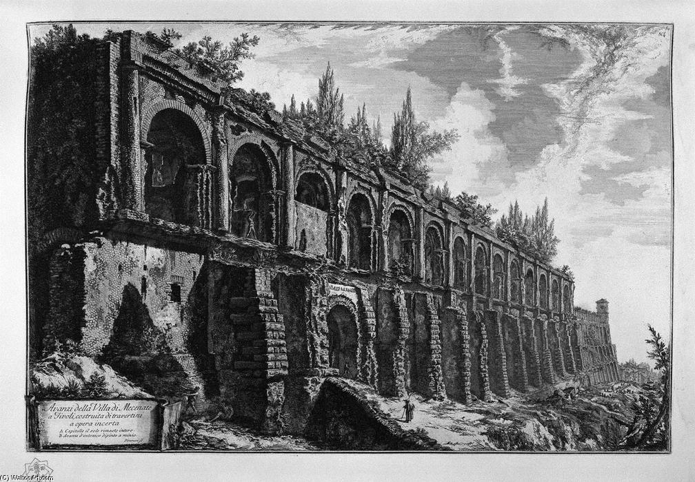 Remains Of The Villa Of Maecenas At Tivoli — Giovanni Battista Piranesi