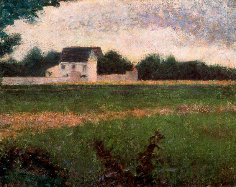Landscape Of The Ile-de-france — Georges Seurat
