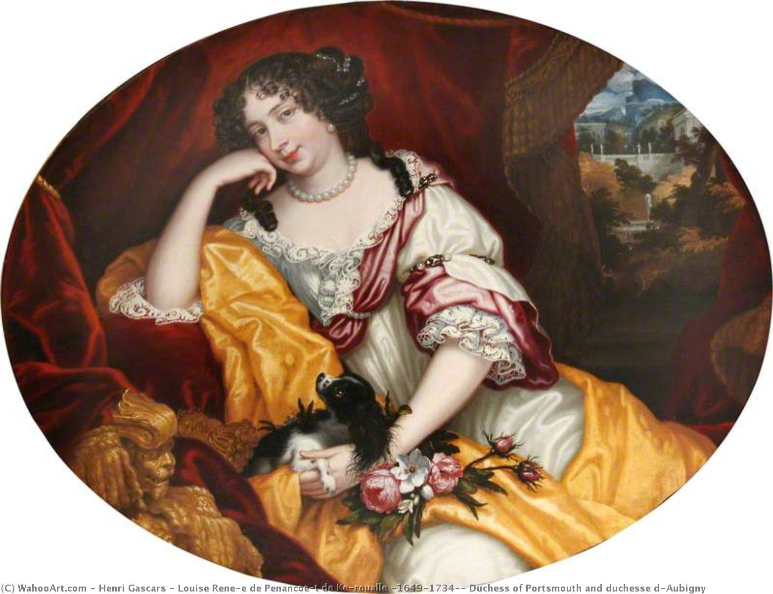 Louise Renée De Penancoët De Kéroualle (1649–1734), Duchess Of Portsmouth And Duchesse D'aubigny — Henri Gascars