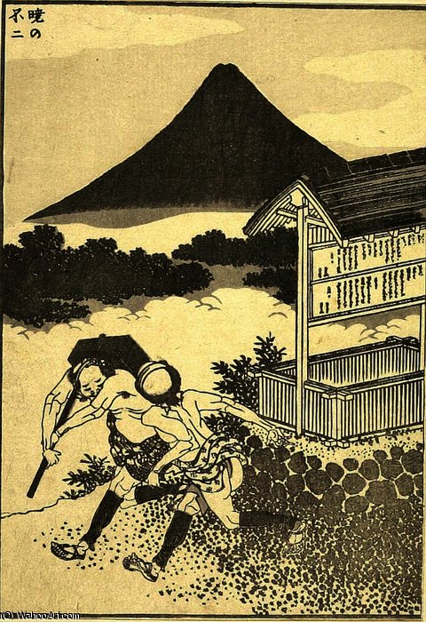 Fuji At Daybreak — Хокусаи Кацушика