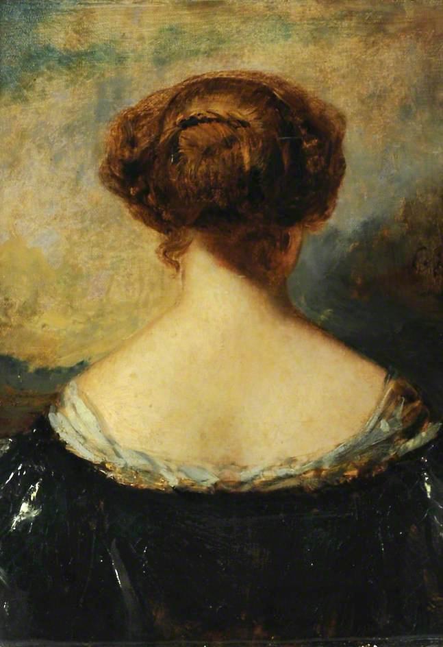 Femme Vue Du Dos — Louis-gustave Ricard