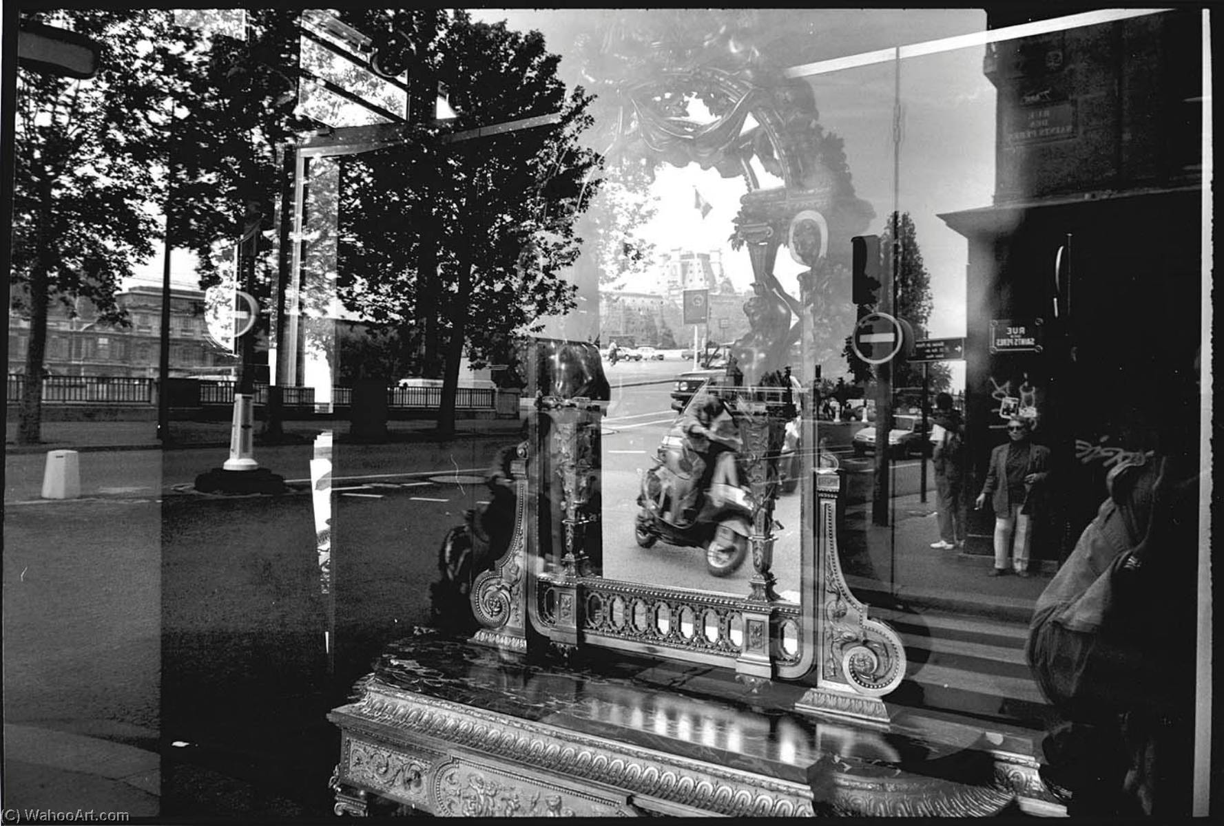 Window Reflection, Paris, France — Frank Paulin