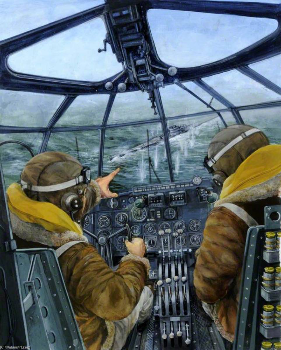 Sunderland Attack On U Boat U440, 1943 — Brian Byron