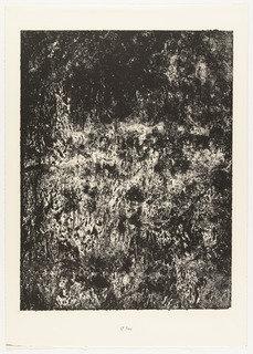 Fire (feu) From The Portfolio Sites And Paths (sites Et Chaussées) From Phenomena (les Phénomènes) — Jean Philippe Arthur Dubuffet