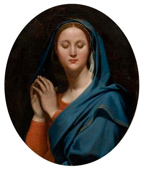 The Virgin Of The Blue Veil — Jean-auguste-dominique Ingres