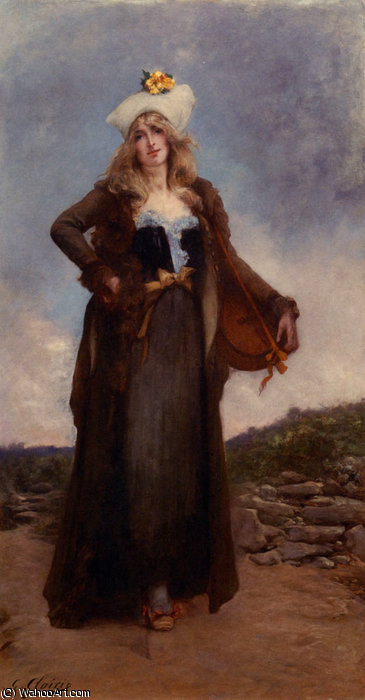 Woman By The Sea — Georges Jules Victor Clairin