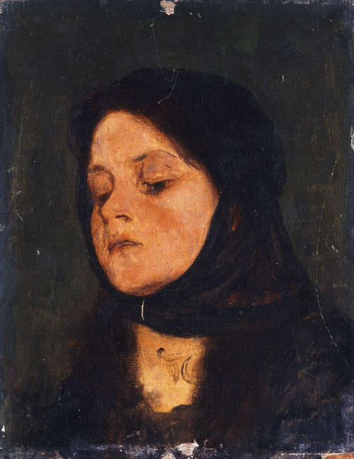 Portrait Of A Girl — Nikolaos Gyzis