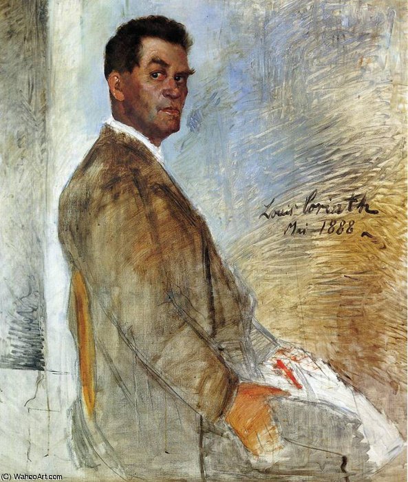 Portrait Of Franz Heinrich Corinth Unfinished — Lovis Corinth