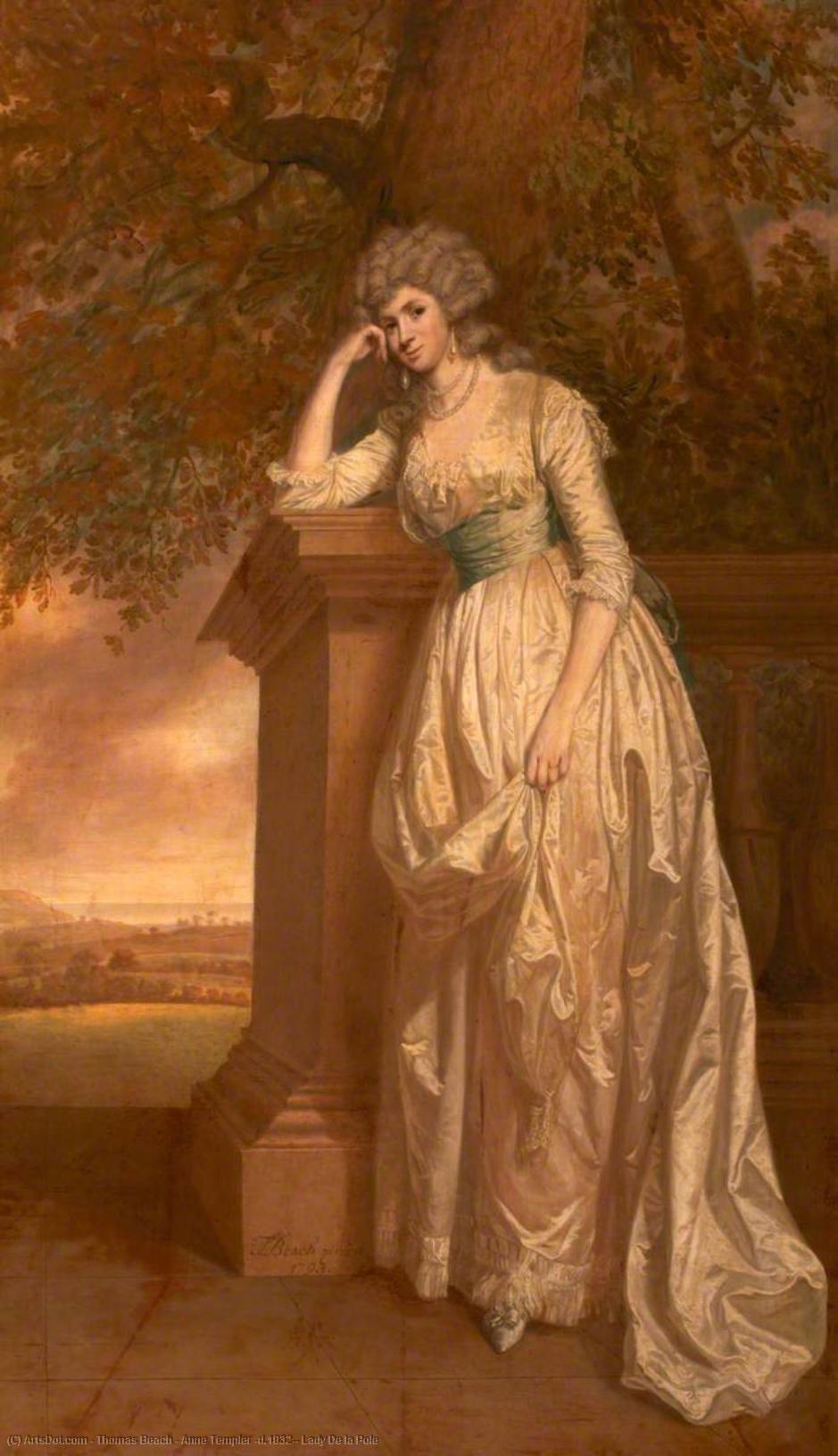 Anne Templer (d.1832), Lady De La Pole — Thomas Beach