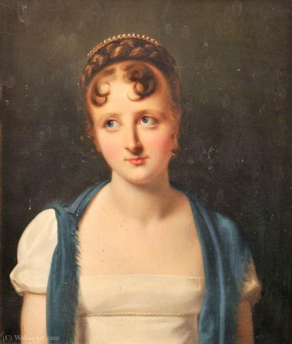 Portrait Of An Unknown Woman — Hippolyte Flandrin