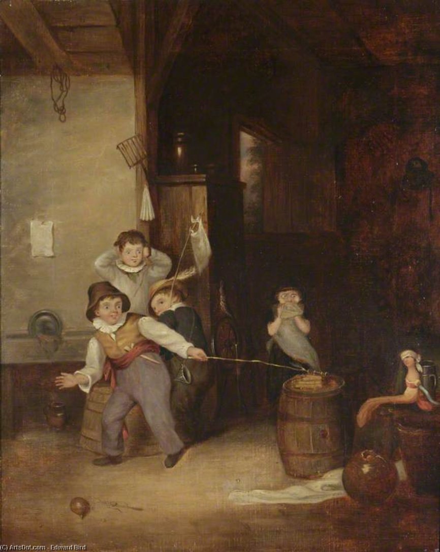 The Toy Prisoner Being Shot In The School Room — Edward Bird