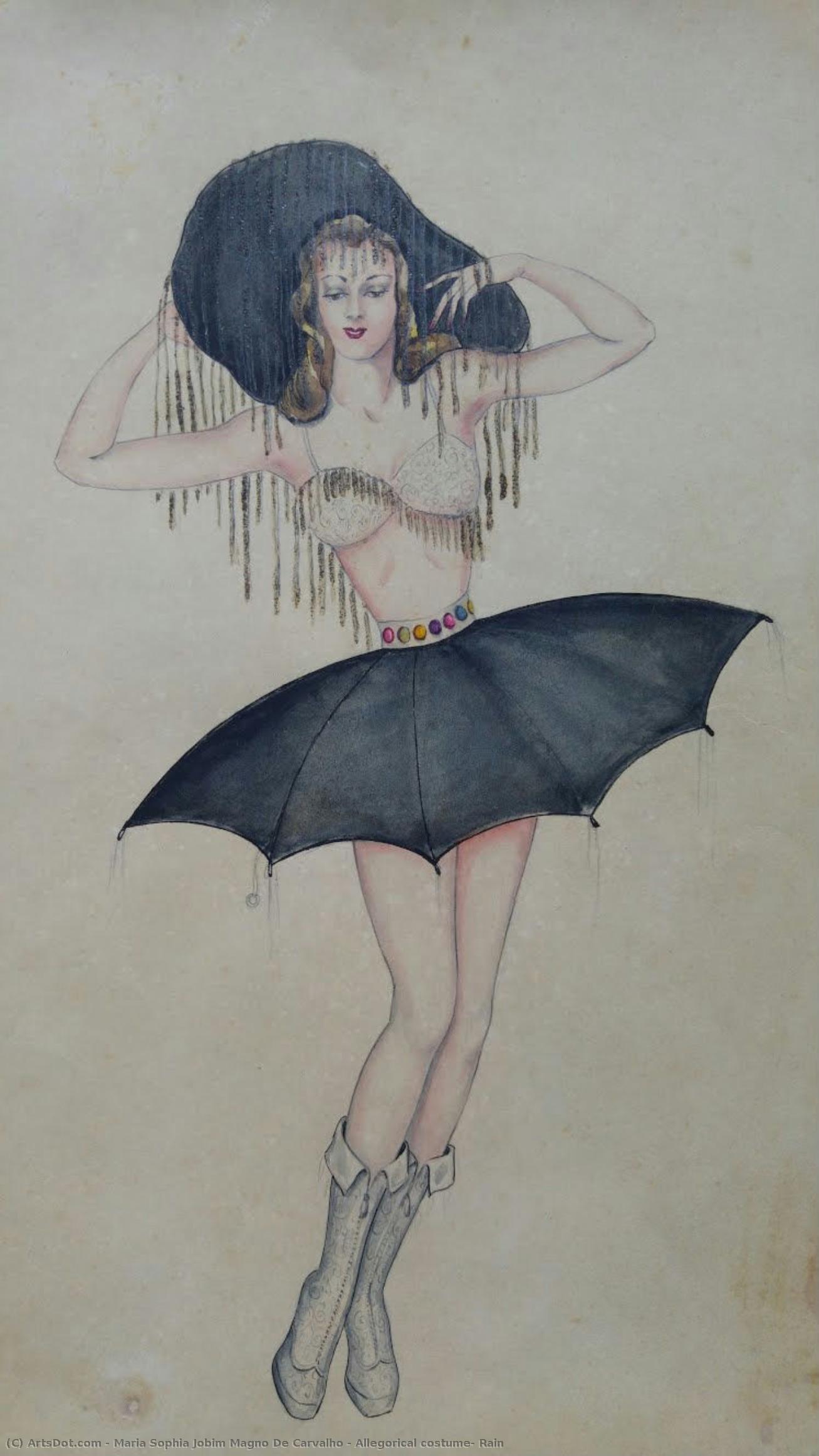 Allegorical Costume: Rain — Maria Sophia Jobim Magno De Carvalho