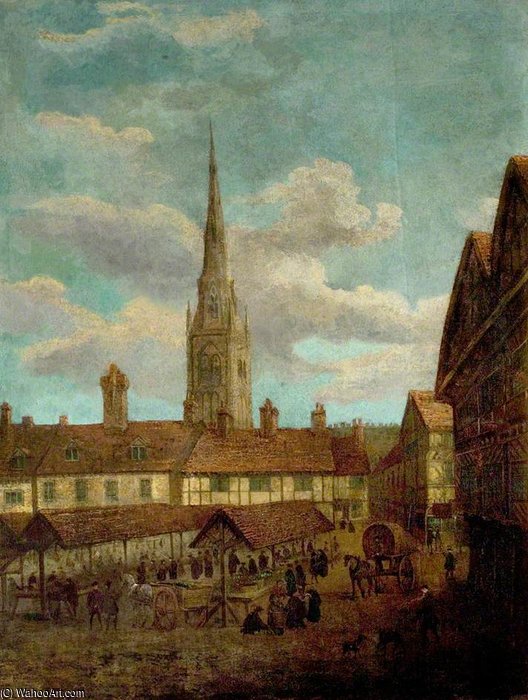 View Of Market Place, Newark, Nottinghamshire — Paul Jones