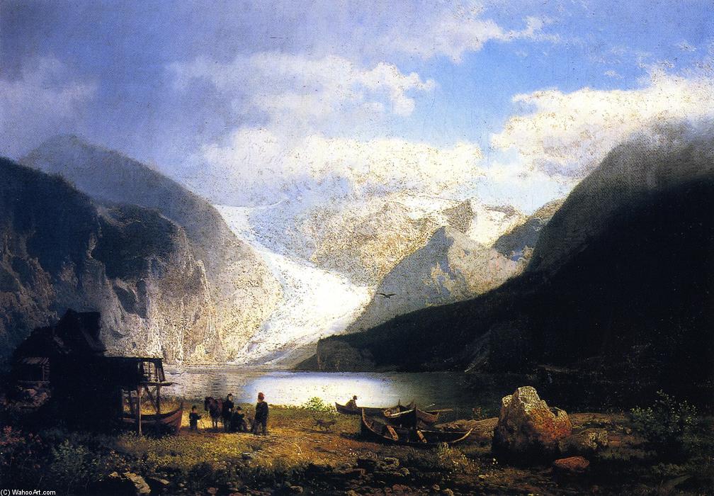 On A Glacier Lake — Herman Herzog