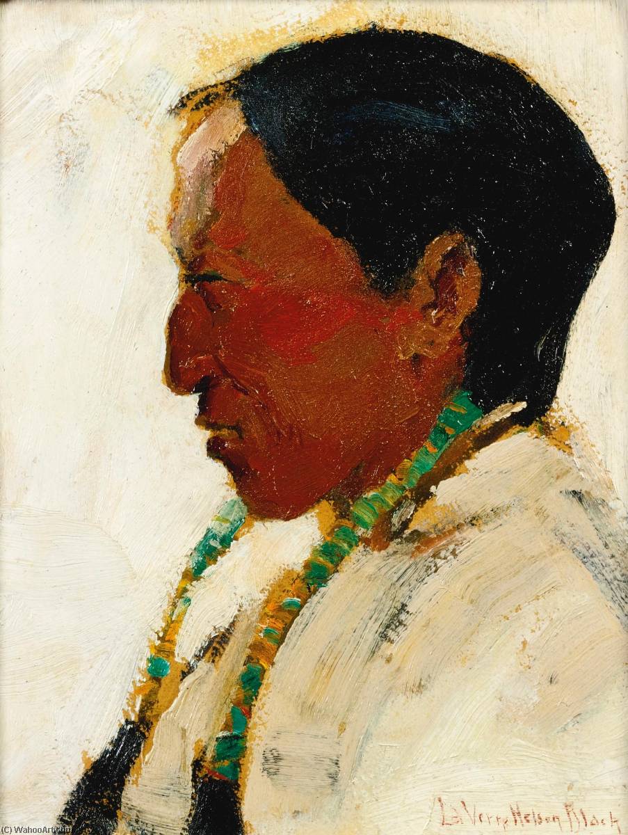 Portrait Of A Taos Indian — Laverne Nelson Black