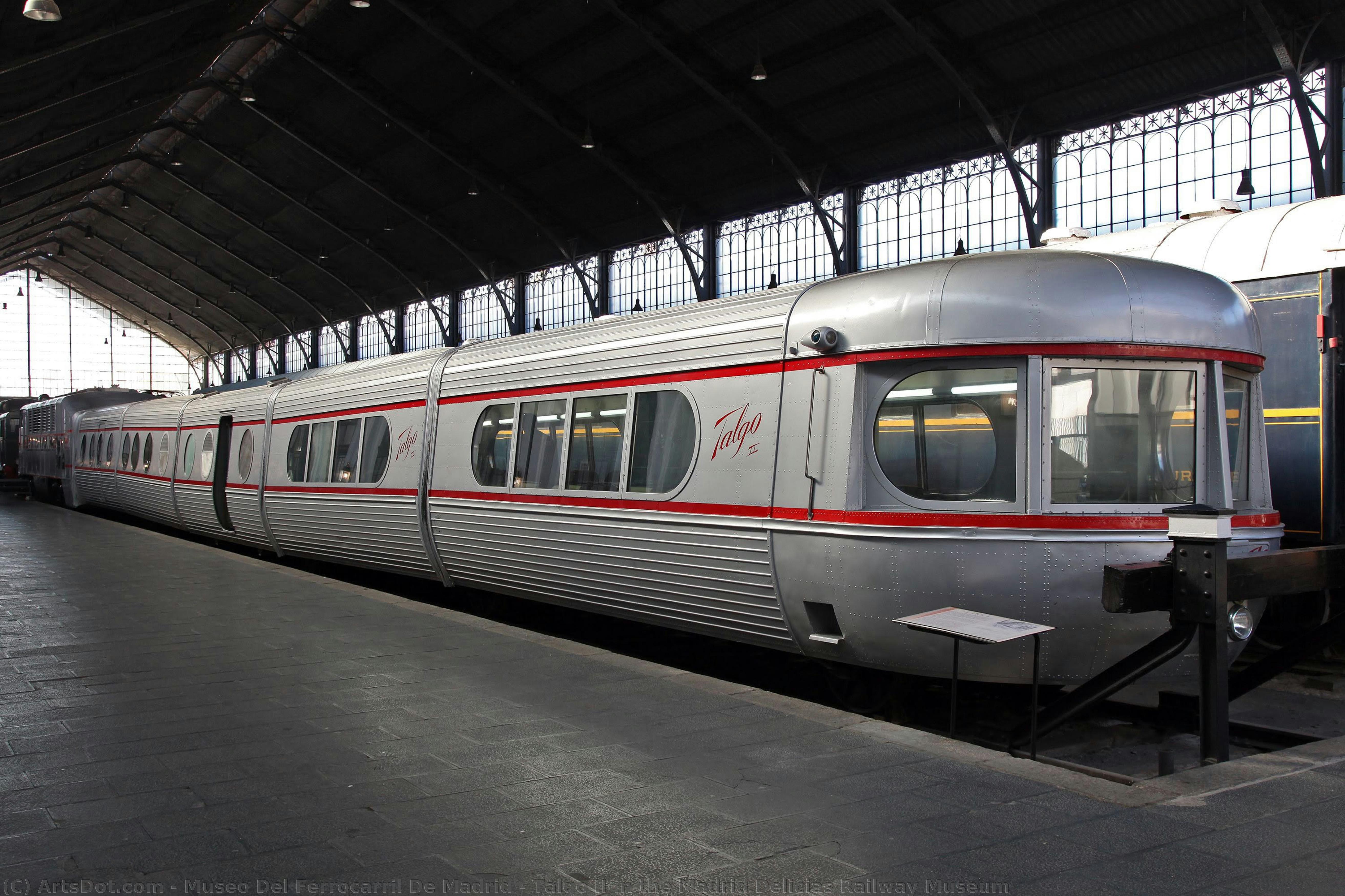 Talgo Ii In The Madrid Delicias Railway Museum — Muzej Železnice U Madridu