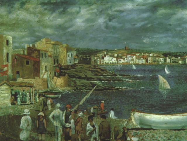 Llaner Beach In Cadaquns, Circa 1921 — Salvador Dalí