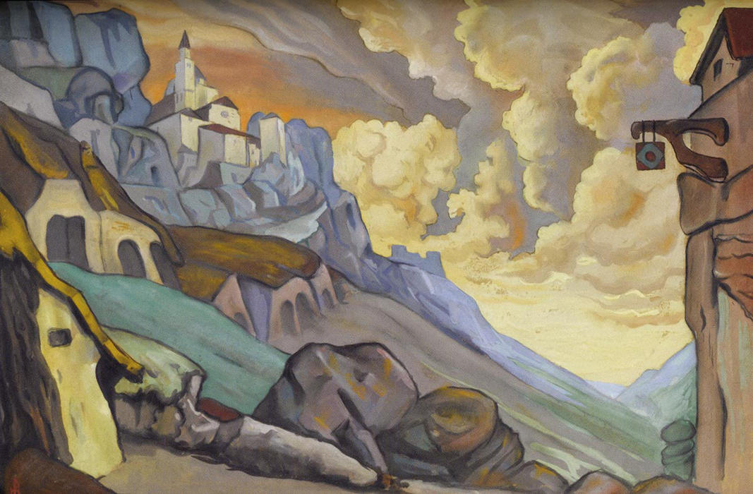 Study Of Scene Design For ''fuente Ovehuna'' — Nicholas Roerich