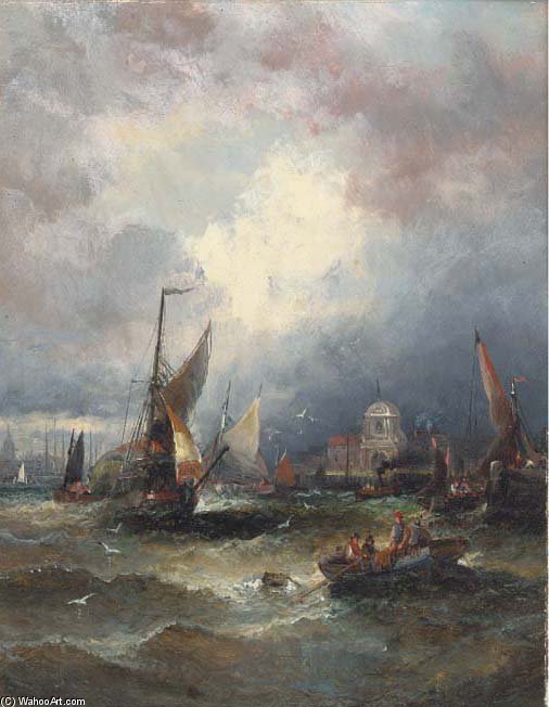 On The Beach At Cromer At Dusk — William A. Thornley (thornbery)