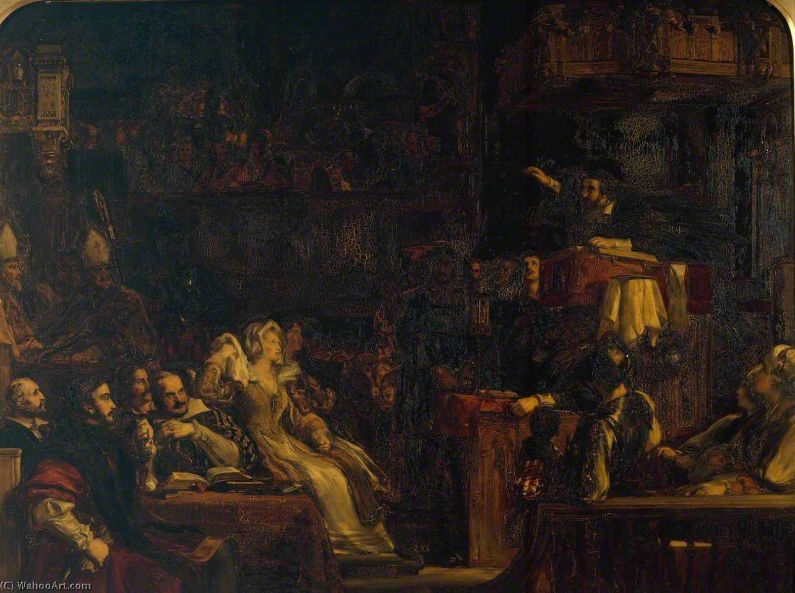 The Preaching Of Knox Before The Lords Of The Congregation, 10th June 1559 — Sir David Wilkie
