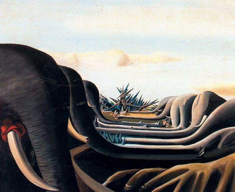 Cemetery Of Elephants Or Forest Of Elephants — Oscar Dominguez