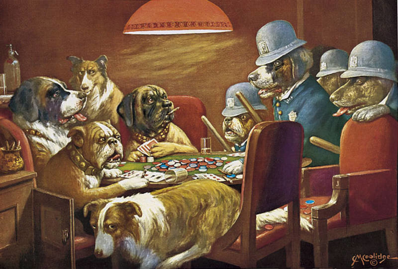 Pinched With Four Aces — Cassius Marcellus Coolidge