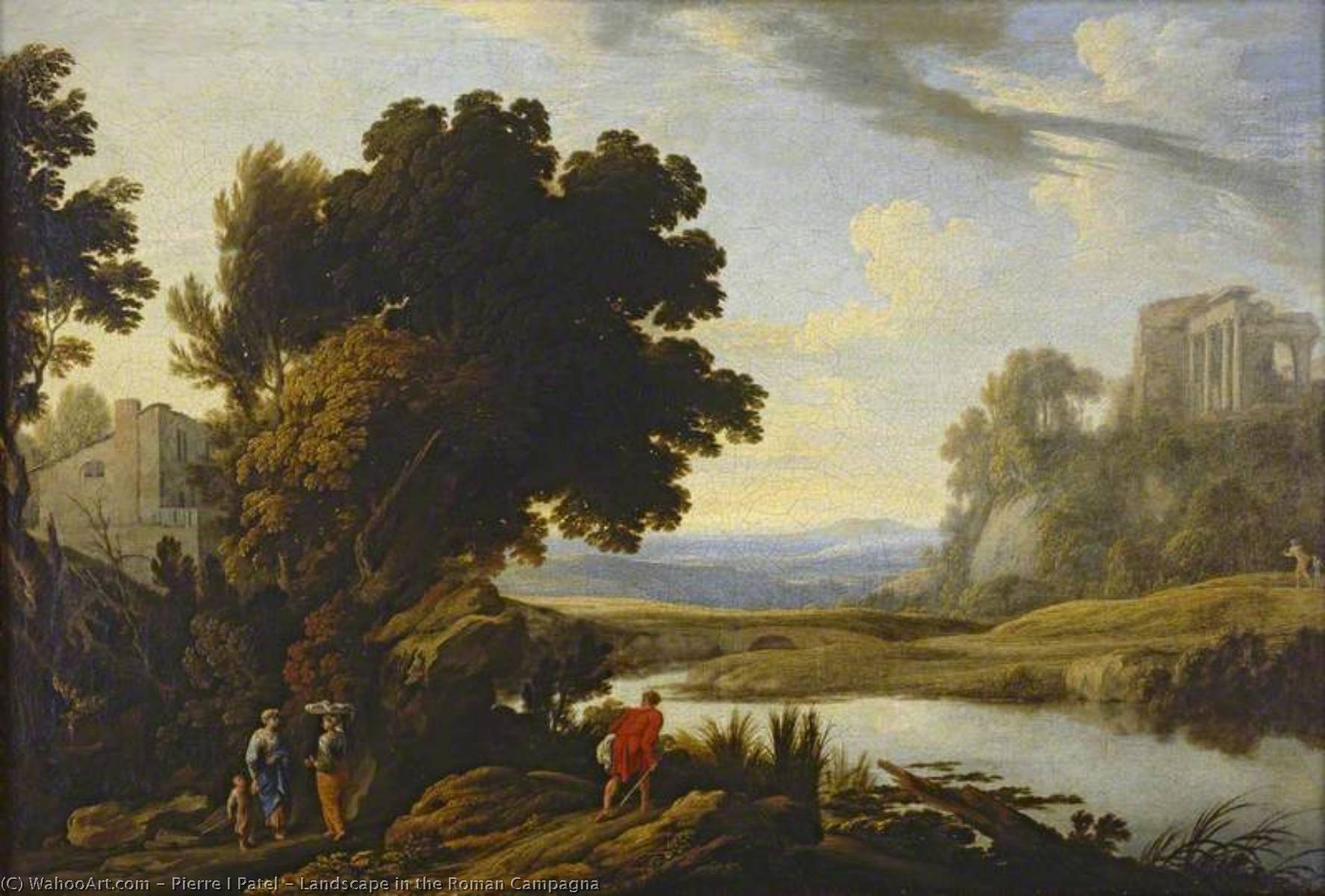 Landscape In The Roman Campagna — Pierre Patel (patel Le Père)