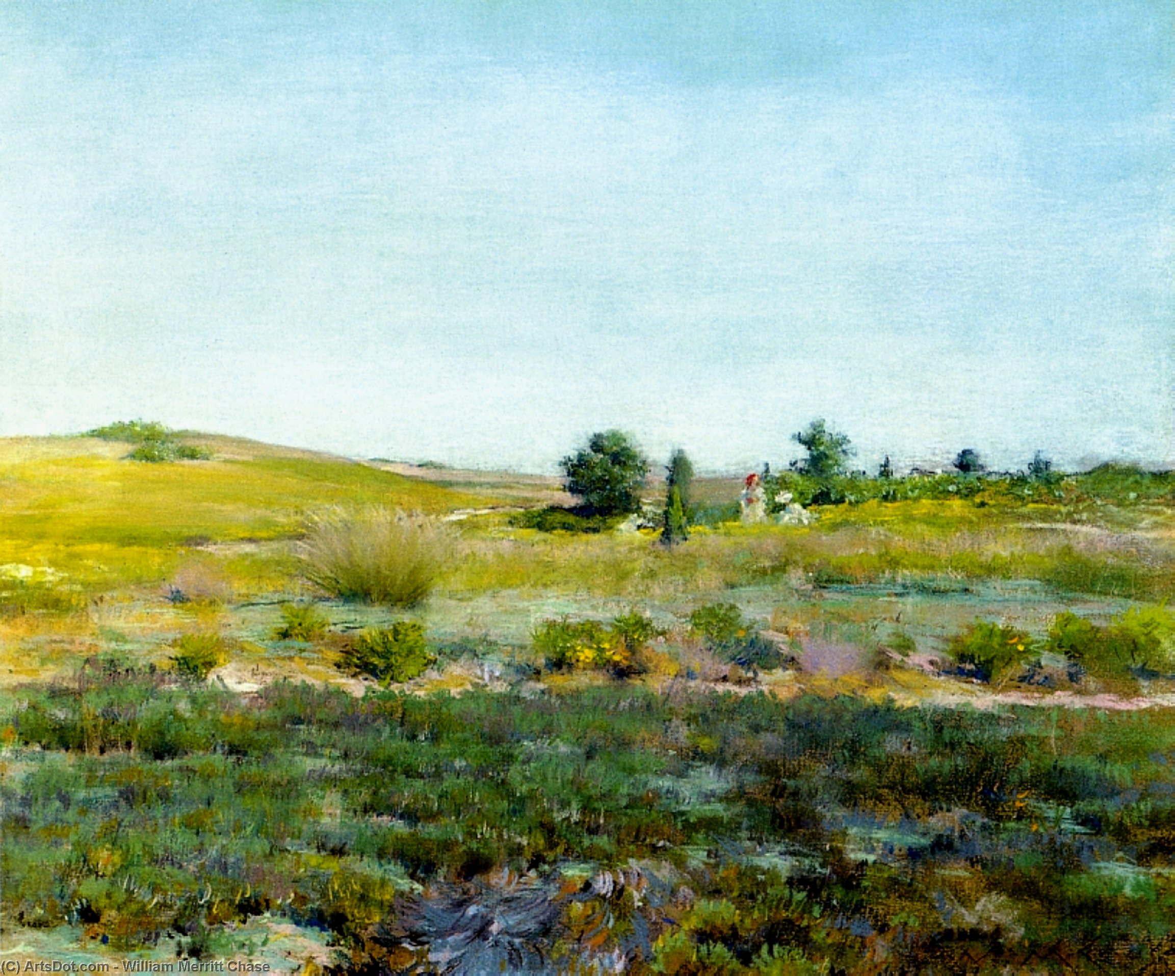 Shinnecock Hills, Summer — William Merritt Chase