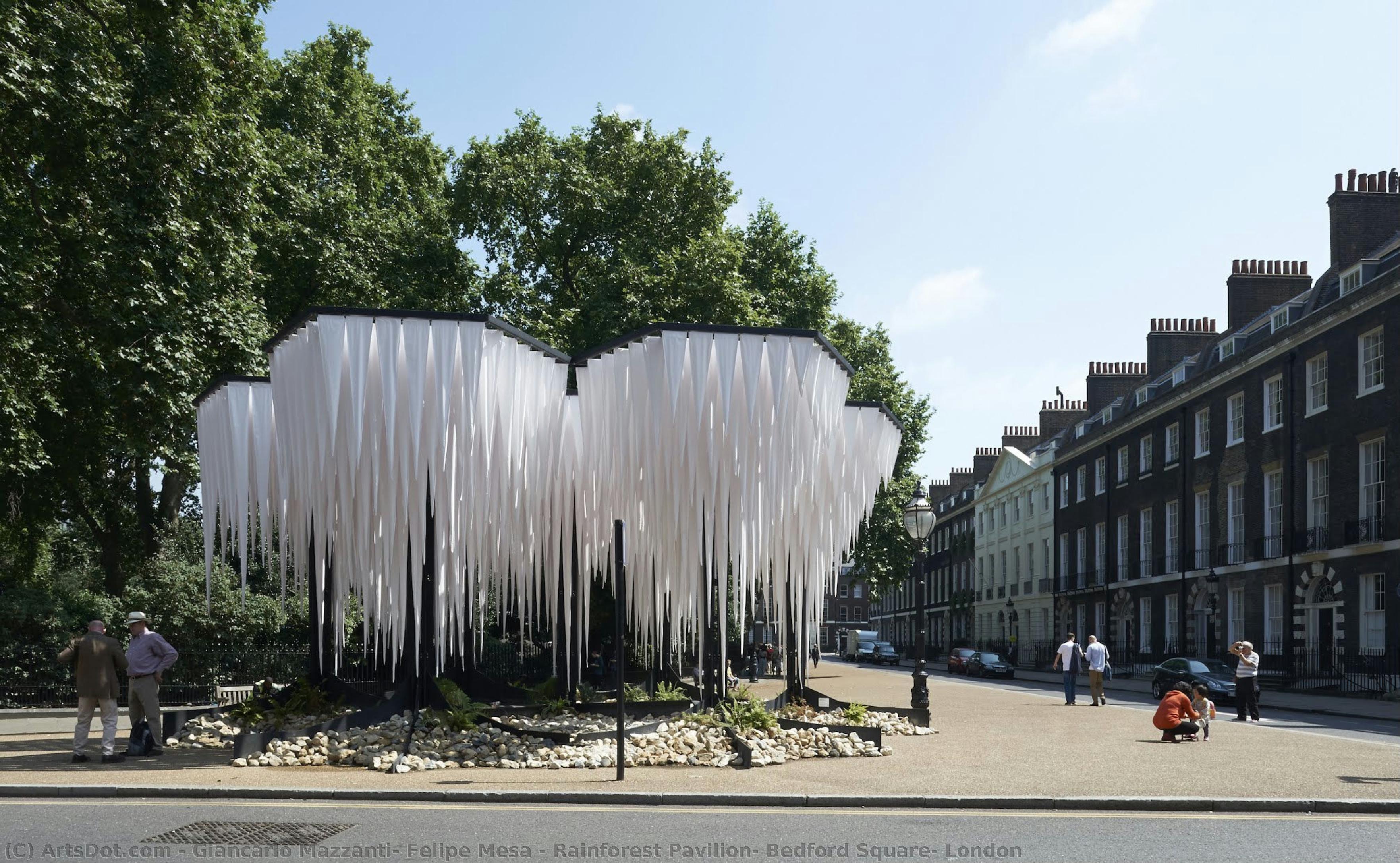 Rainforest Pavilion, Bedford Square, London — Giancarlo Mazzanti, Felipe Mesa